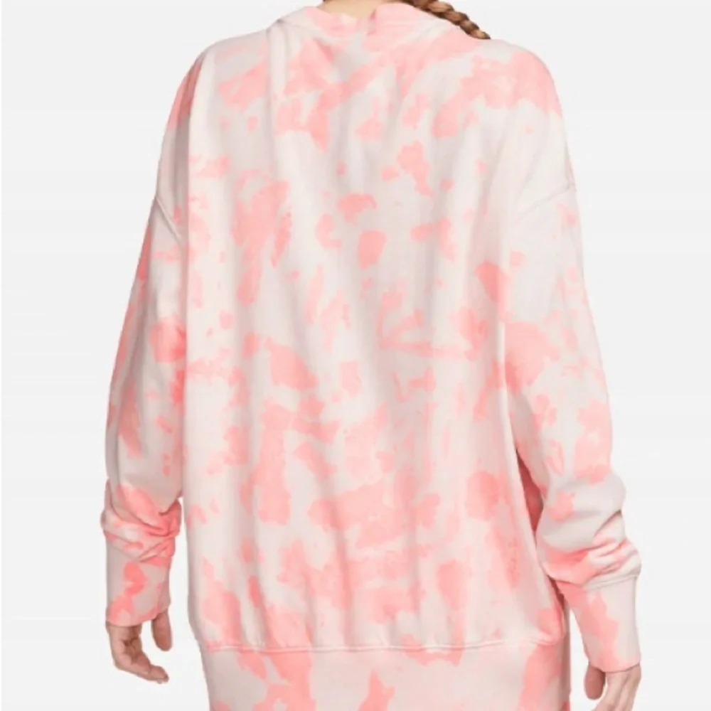 Nike Light Pink Tie-Dye Crewneck
